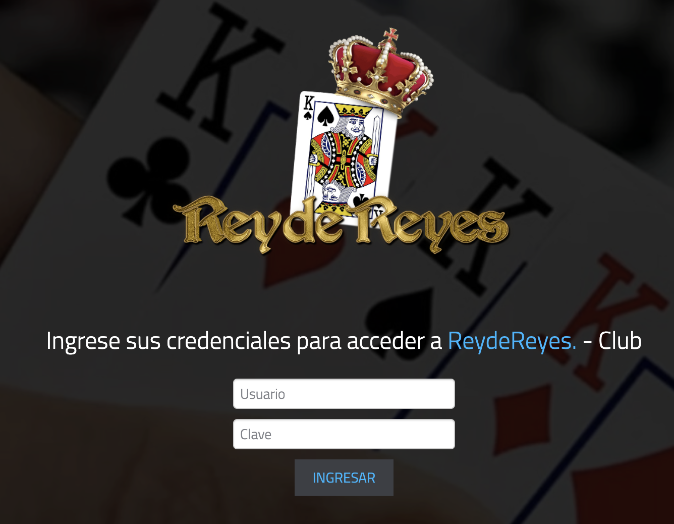 Rey de Reyes Casino Login